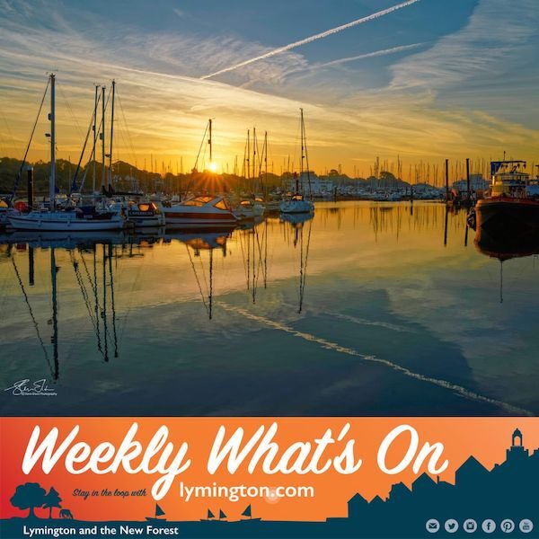 Lymington River yachts sunrise weekly what's on New Forest