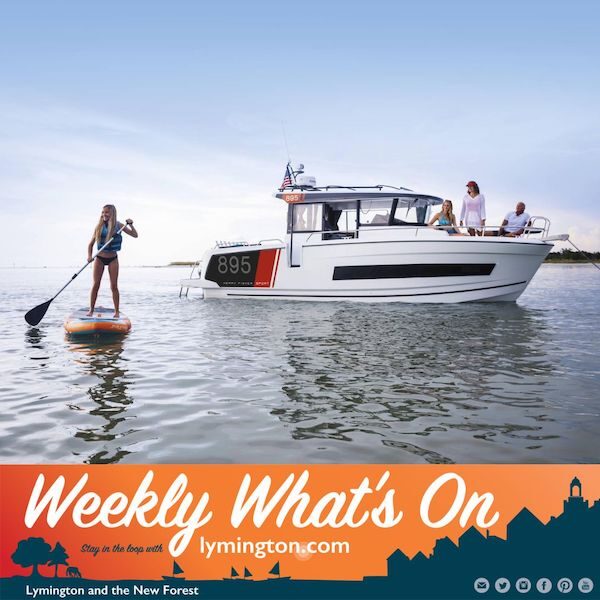 BHG Marine jeanneau merry fisher weekly what's on Lymington and New Forest