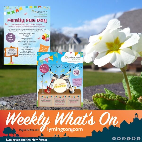 Oakhaven summer events Weekly What's On Lymington.com