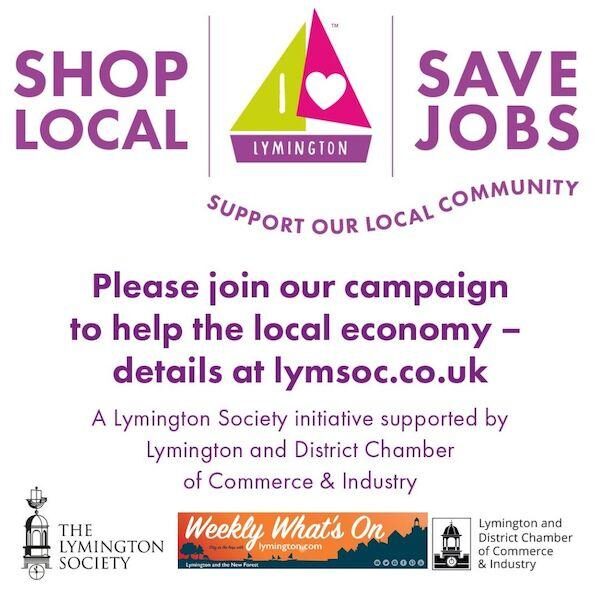 Shop local save jobs poster