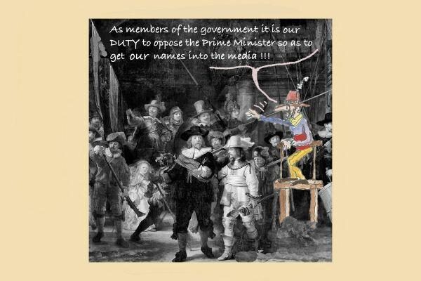 cartoon of old painting