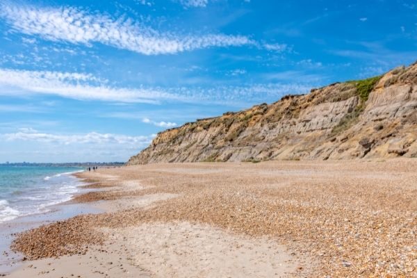 Hengistbury beach